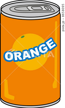 オレンジジュースのイラスト素材