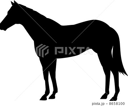 ウマのシルエット 8658100
