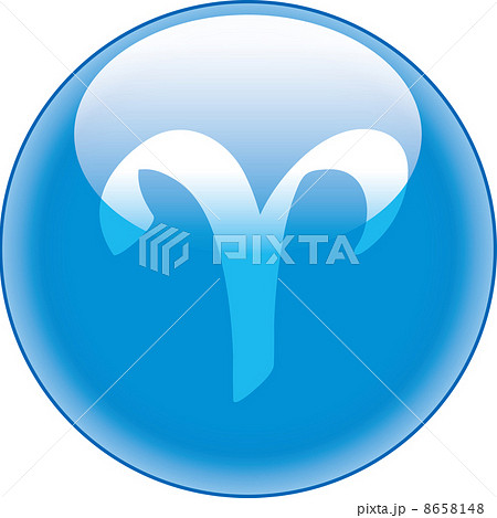 牡羊座のマークのイラスト素材