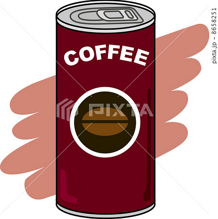 缶コーヒーのイラスト素材
