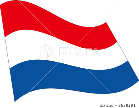 オランダの国旗のイラスト素材