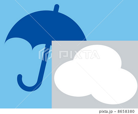 天気予報の雨のち曇りのマーク 8658380