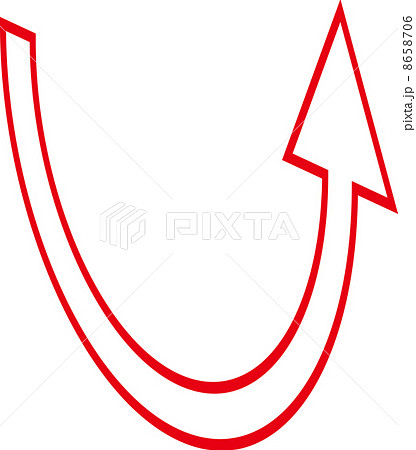 カーブした上向き矢印 カーブした上向き矢印 8658706