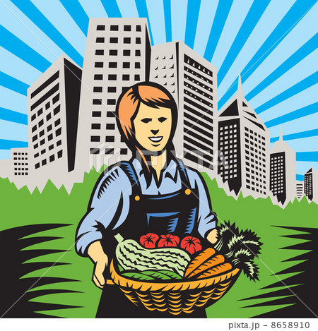 farmer-female-harvest-building 8658910