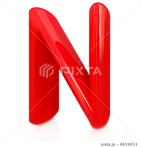 Alphabet on white background. Letter "N" Alphabet on white background. Letter "N" 8659053