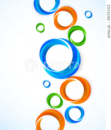 Background with colorful circles 8659102