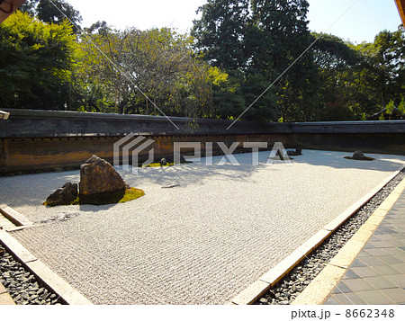 龍安寺の枯山水 龍安寺の枯山水 8662348