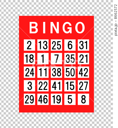 Bingo Card Stock Illustration