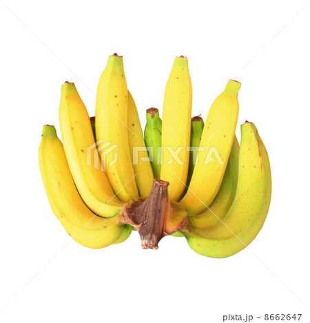 Bunch of bananas isolated on white background 8662647