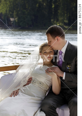 Newly-married couple Newly-married couple 8675134