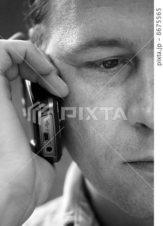 Man with the phone 8675565