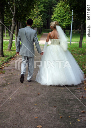 Newly-married couple Newly-married couple 8675695