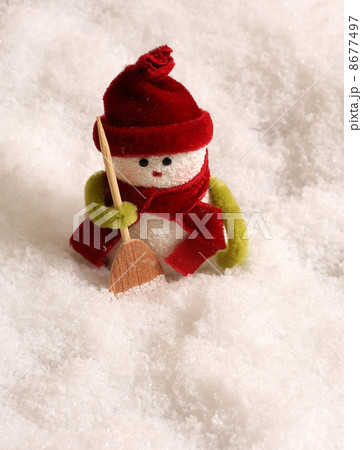 Snowman in snow Snowman in snow 8677497