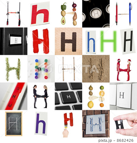 Collage of Letter H Collage of Letter H 8682426