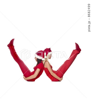 Elfs forming the letter W Elfs forming the letter W 8682499
