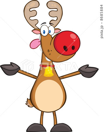 Happy Reindeer With Open Arms Happy Reindeer With Open Arms 8685884