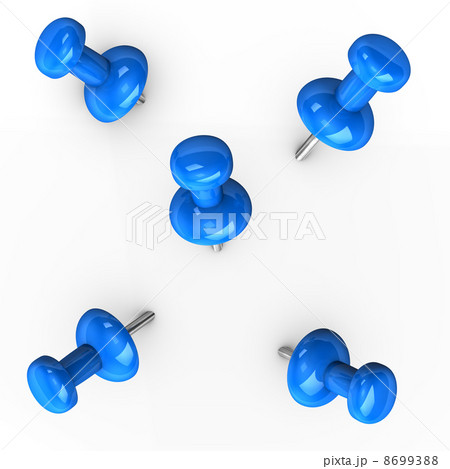 Blue Thumbtacks 8699388