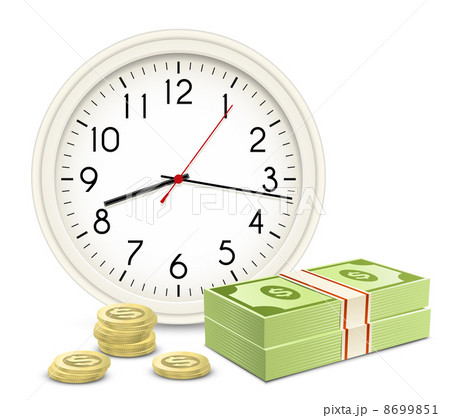 Time is money. Office Clock and Money Time is money. Office Clock and Money 8699851