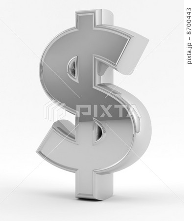 Dollar sign - Chrome 8700443