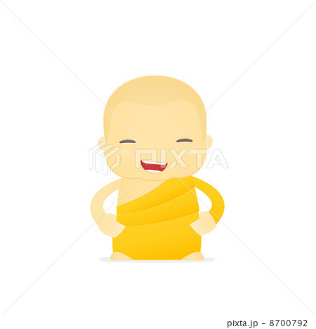 cartoon monk 8700792