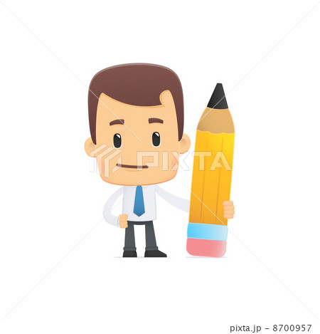 manager in various poses manager in various poses 8700957