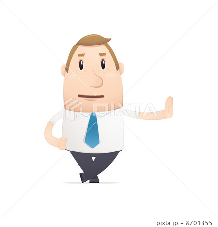 funny manager in various poses 8701355