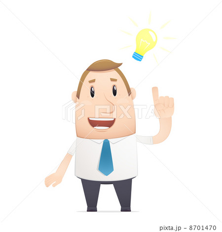 funny manager in various poses 8701470