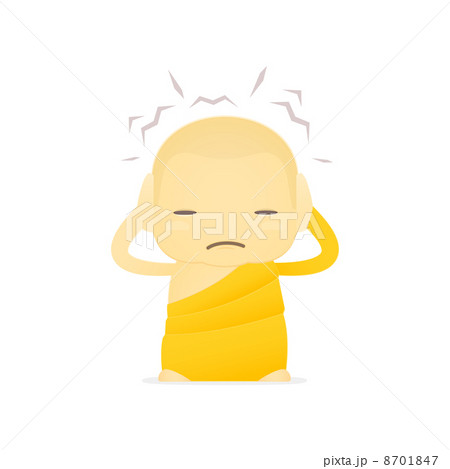 cartoon monk 8701847