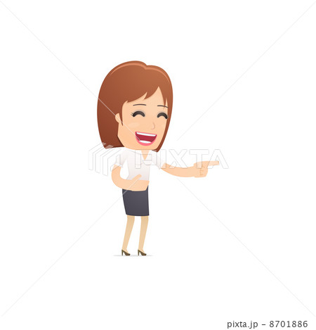 Girl manager, suitable for use in dialogs with other characters. 8701886