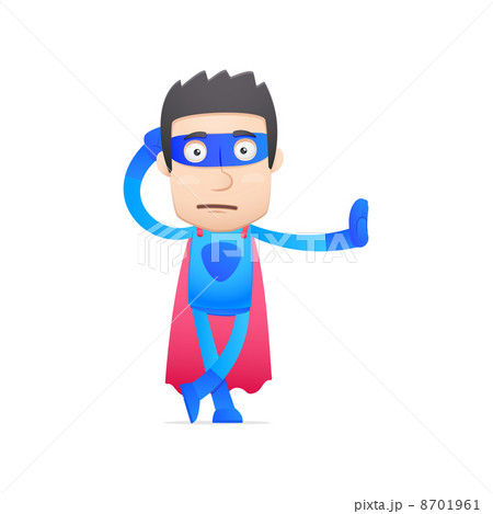 superhero in various poses superhero in various poses 8701961