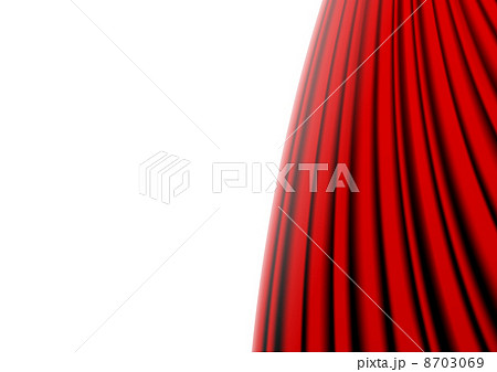 赤いカーテン 8703069