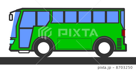 カラフルなバス 8703250