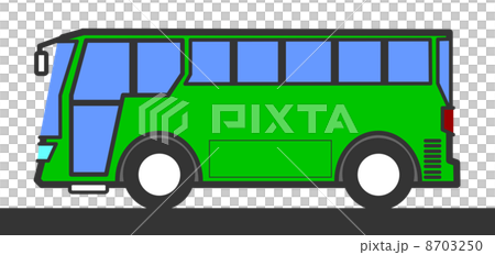 カラフルなバス 8703250