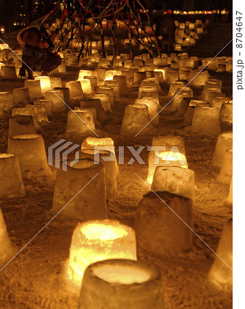 定山渓温泉 雪灯路 8704647