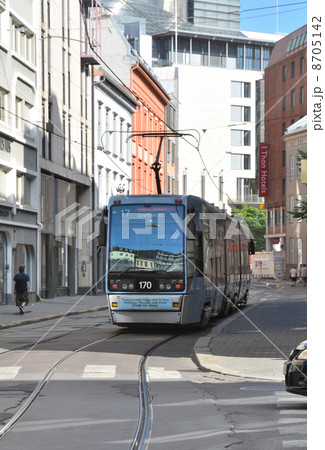 オスロ　路面電車　 8705142