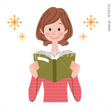 本を読む女性 8705731