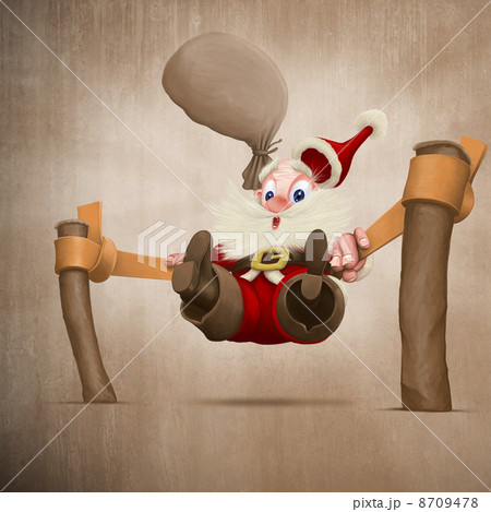 Santa claus with elastic catapult Santa claus with elastic catapult 8709478