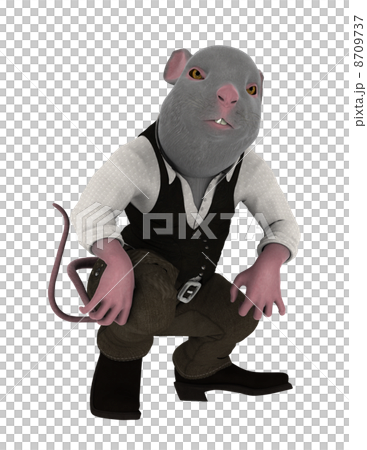 ネズミ男のイラスト素材 [8709737] - PIXTA