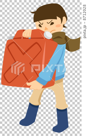 ポリタンクを運ぶ少年 8712028