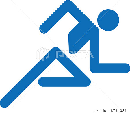 短距離走のピクトグラム 短距離走のピクトグラム 8714081