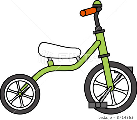 三輪車のイラスト素材