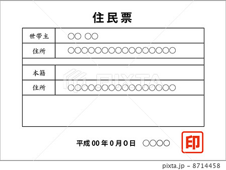 日本住民票 住民票抜く 住民票取得 日本银行账户