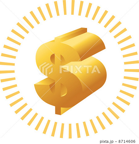 ドルの通貨記号 8714606