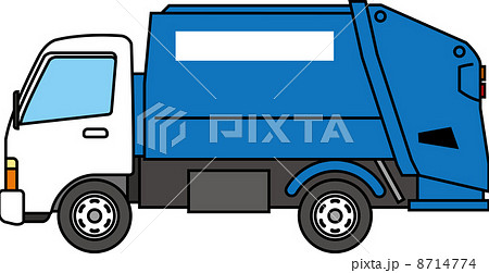 ゴミ収集車のイラスト素材 8714774 Pixta