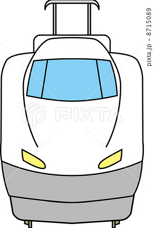 超特急列車のイラスト素材