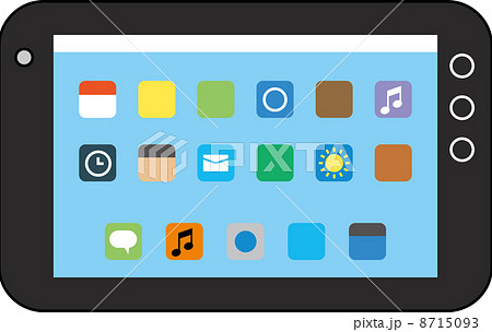 タブレットのイラスト素材 8715093 Pixta