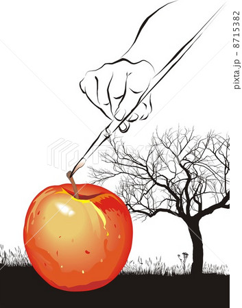 Paint imaginary apple 8715382