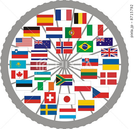 Flags of countries of the Tour de France 2013 Flags of countries of the Tour de France 2013 8715792