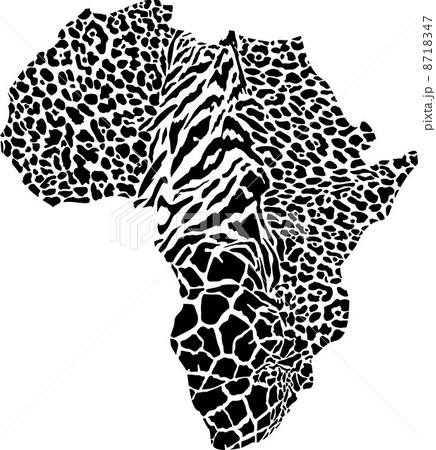 Africa in a animal camouflage 8718347