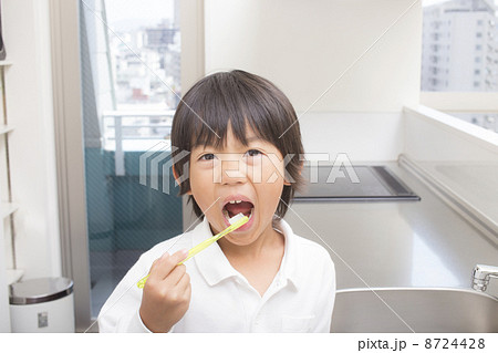 歯磨きする男の子 8724428